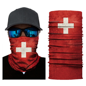 Kundenspezifische Baumwollbandana-Fahrradmaske für Gesichtsschild