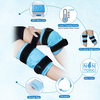 Anpassbare Gel-Sofort-Knie-Kältepackung für Schwellungen